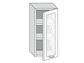 19.40.3 Шкаф настенный (h=913) на 400мм с 1-ой стекл. дверцей в Ивделе - ivdel.магазин96.com | фото