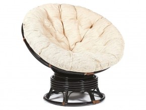 Кресло-качалка Papasan w 23/01 B с подушкой Antique brown, ткань Старт в Ивделе - ivdel.магазин96.com | фото