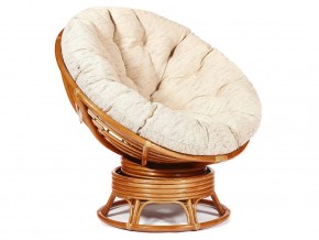 Кресло-качалка Papasan w 23/01 B с подушкой Cognac, ткань Старт в Ивделе - ivdel.магазин96.com | фото