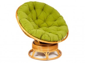 Кресло-качалка Papasan w 23/01 B с подушкой Honey, флок Олива в Ивделе - ivdel.магазин96.com | фото