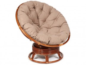 Кресло-качалка Papasan w 23/01 B с подушкой Pecan, экошерсть Коричневый в Ивделе - ivdel.магазин96.com | фото