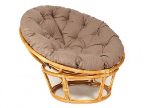 Кресло Papasan 23/01 W с подушкой Honey, экошерсть Коричневый в Ивделе - ivdel.магазин96.com | фото