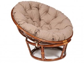 Кресло Papasan 23/01 W с подушкой Pecan, экошерсть Коричневый в Ивделе - ivdel.магазин96.com | фото