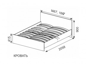 Кровать 1600х2000 ортопедическое основание в Ивделе - ivdel.магазин96.com | фото