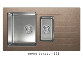 Мойка комбинированная Tolero twist TTS-890 Темно-бежевый 823 в Ивделе - ivdel.магазин96.com | фото