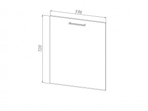 П 60 Комплект для посудомоечной машины 600 мм (цоколь + фасад) ЛДСП в Ивделе - ivdel.магазин96.com | фото