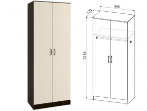 Шкаф 2 двери Ронда ШКР800.1 венге/дуб белфорт в Ивделе - ivdel.магазин96.com | фото