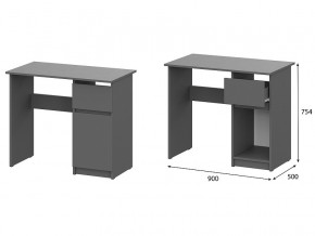 Стол письменный 900 Денвер Графит серый в Ивделе - ivdel.магазин96.com | фото